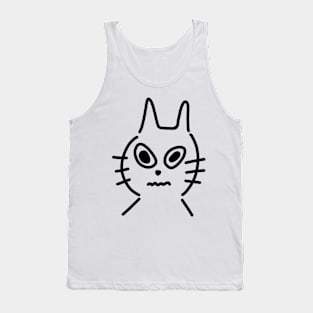 Black Cat Shirt Tank Top